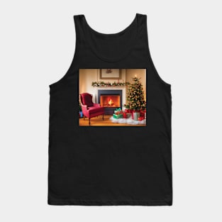 Fireside Christmas - Scene 9 Tank Top